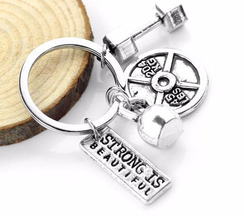 Strong Is Beautiful Inspired Keychain