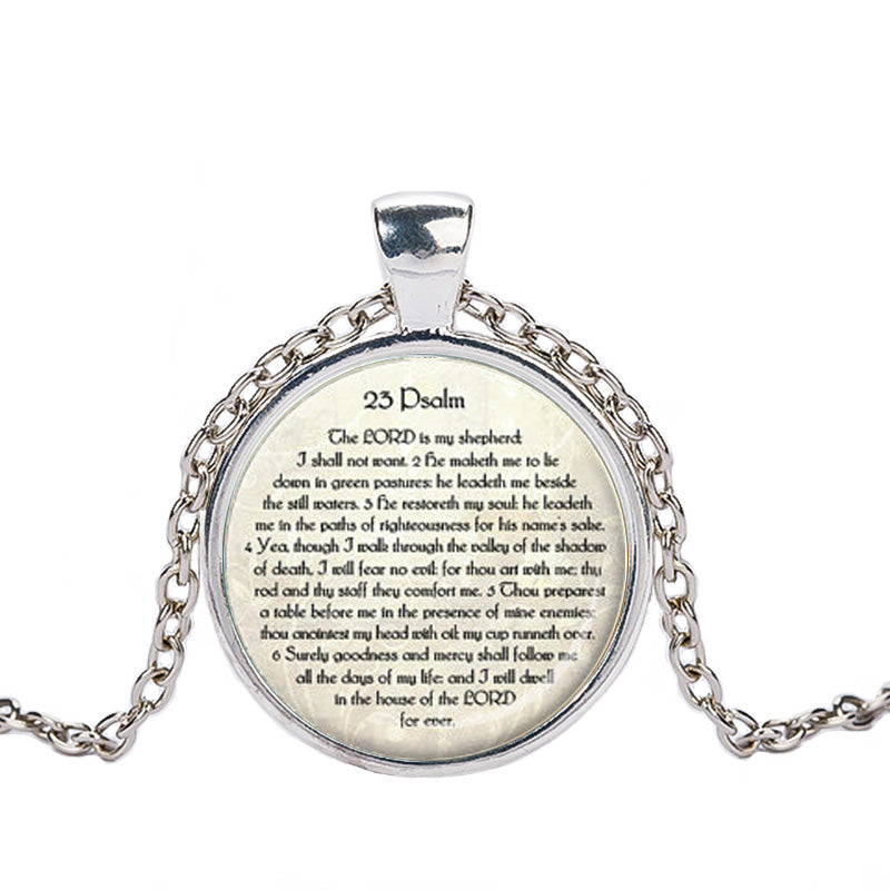 Christian Scripture Inspiration Necklace