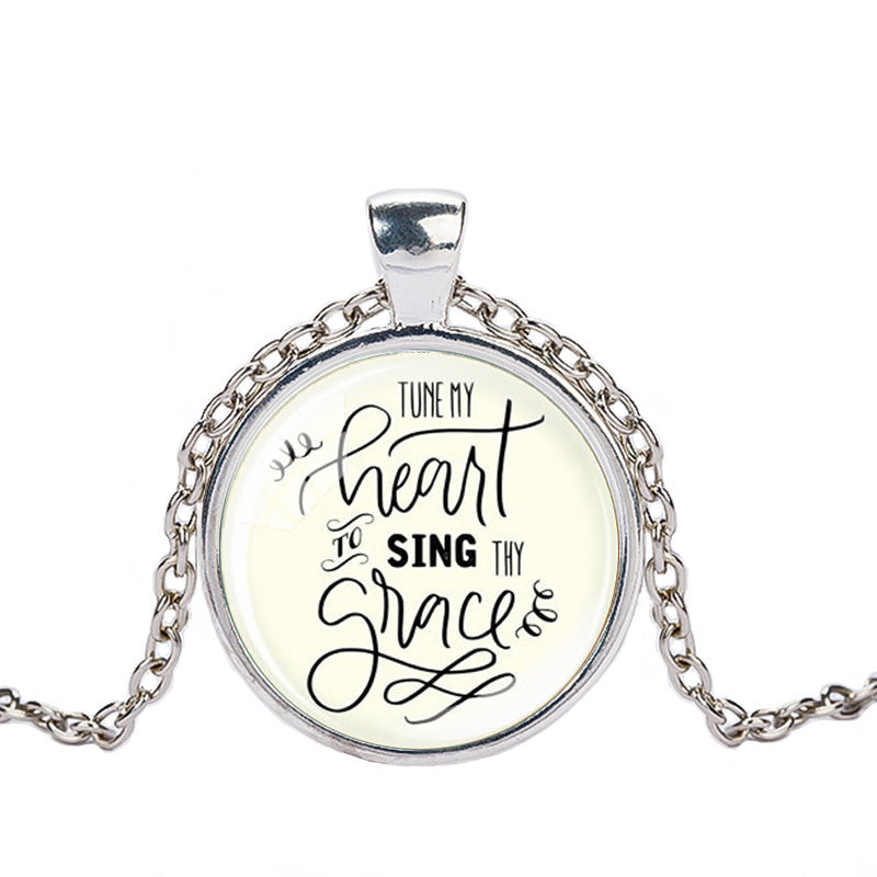 Christian Scripture Inspiration Necklace