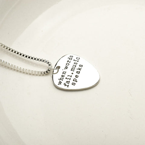 For Musician Inspirational Necklace