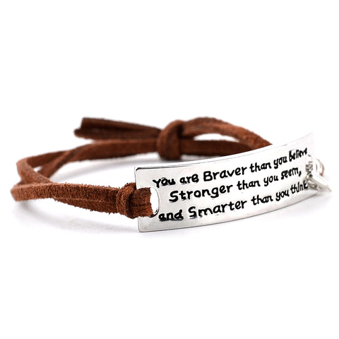 Brave Inspirational Bracelet
