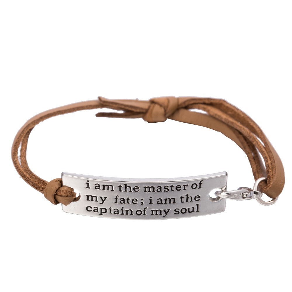 Master of My Fate Inspirational Bracelet
