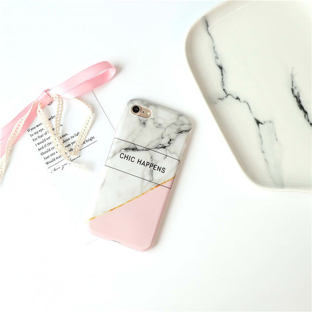 nspired Quote Marble TPU Case