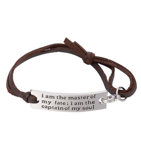 Master of My Fate Inspirational Bracelet