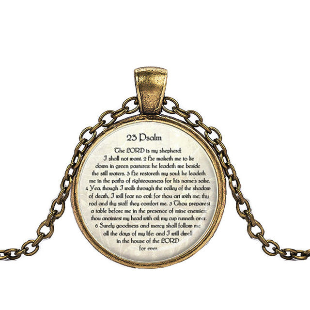 Christian Scripture Inspiration Necklace