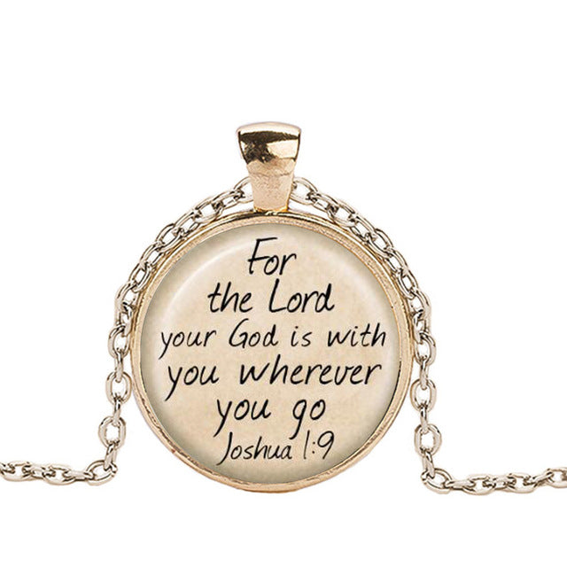 Christian Scripture Inspiration Necklace