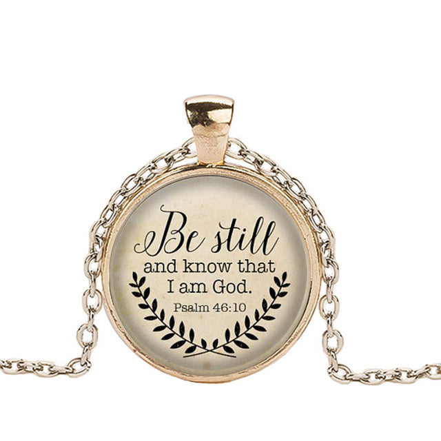 Christian Scripture Inspiration Necklace