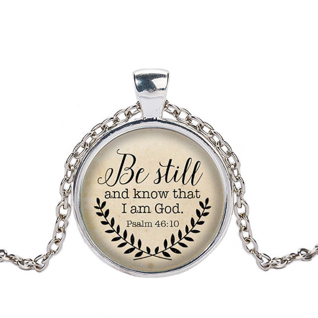 Christian Scripture Inspiration Necklace